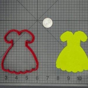 Beauty and the Beast - Belle Chibi Village Dress 266-C901 Cookie Cutter Silhouette