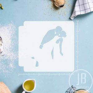 Bride and Groom Kiss 783-C054 Stencil