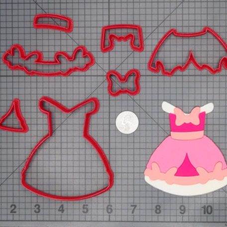 Cinderella Chibi Pink Dress 266-C879 Cookie Cutter Set