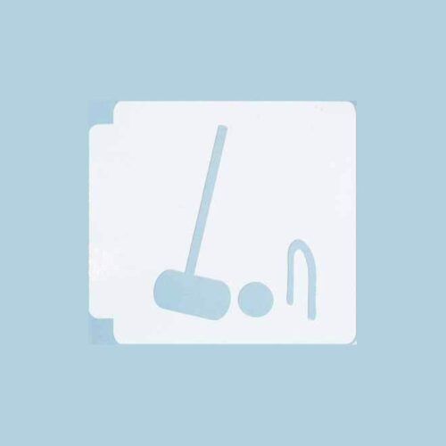 Croquet Game 783-C017 Stencil