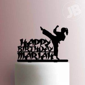 Custom Karate Happy Birthday 225-867 Cake Topper