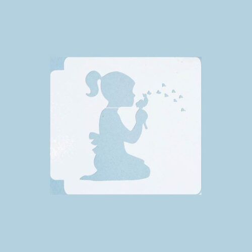 Girl Make A Wish 783-B519 Stencil