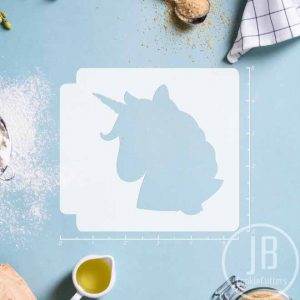 Jojo Siwa - Unicorn Head 783-B940 Stencil Silhouette