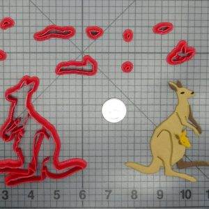 Kangaroo and Joey Body 266-D038 Cookie Cutter Set