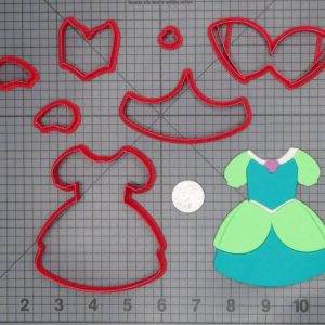 Little Mermaid - Ariel Chibi Green Dress 266-C882 Cookie Cutter Set