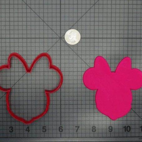 Minnie Mouse Head 266-D120 Cookie Cutter Silhouette