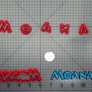 Moana Logo 266-D043 Cookie Cutter Set