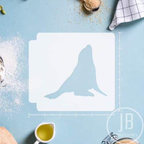 Sea Lion 783-B897 Stencil Silhouette