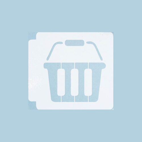 Shopping Basket 783-B764 Stencil