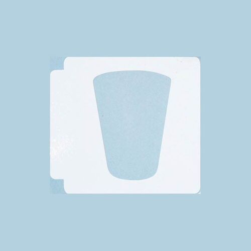 Shot Glass 783-B687 Stencil Silhouette