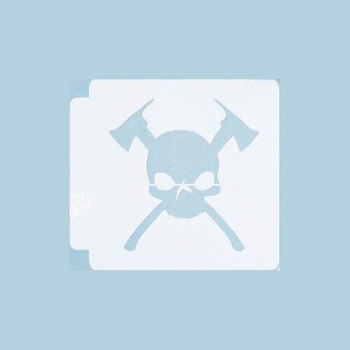 Skull and Axe 783-B450 Stencil