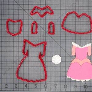 Sleeping Beauty - Aurora Chibi Color Changing Dress 266-C889 Cookie Cutter Set