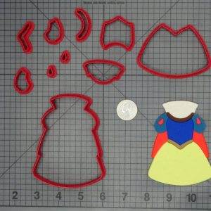 Snow White and the Seven Dwarfs - Snow White Chibi Maiden Dress 266-C891 Cookie Cutter Set
