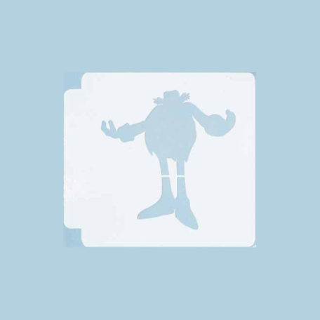 Sonic the Hedgehog - Doctor Eggman 783-B858 Stencil Silhouette