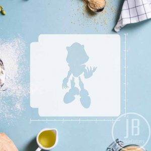 Sonic the Hedgehog - Metal Sonic 783-B860 Stencil Silhouette