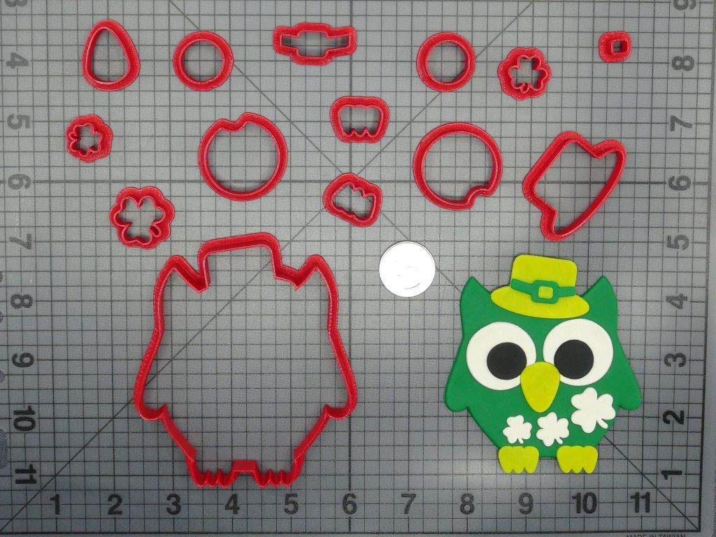 St. Patricks Day Owl 266-D045 Set