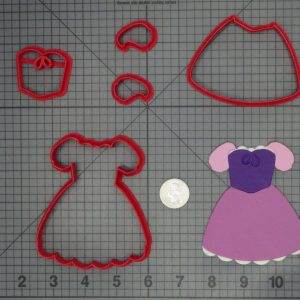 Tangled - Rapunzel Chibi Tower Dress 266-C892 Cookie Cutter Set