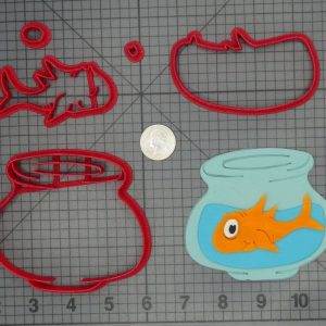 The Cat in the Hat - Fish in Bowl 266-C907 Cookie Cutter Set
