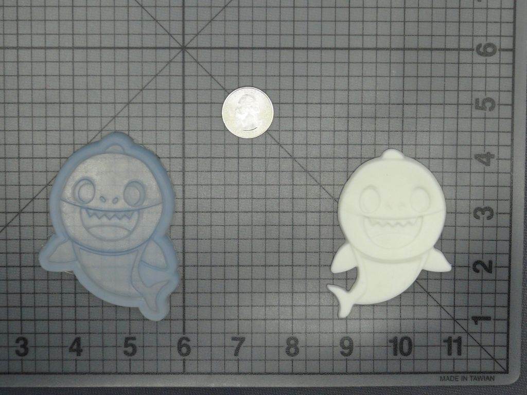 Pinkfong Baby Shark Full Body 745 016 Silicone Mold Jb Cookie Cutters Pinkfong Baby Shark Full Body 745 016 Silicone Mold Jb Cookie Cutters