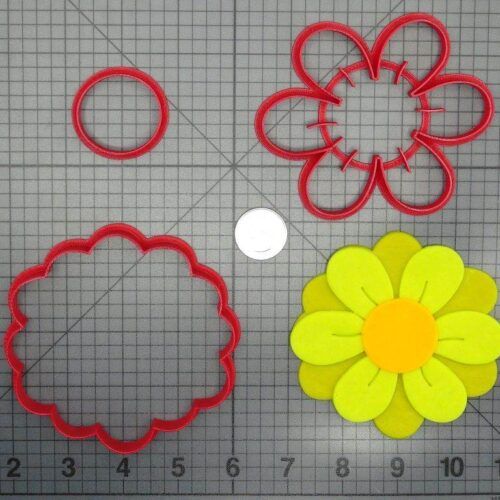 Daisy Flower 266-D092 Cookie Cutter Set