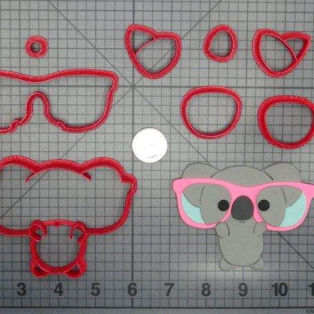 Koala with Glasses Body 266-D136 Cookie Cutter Set