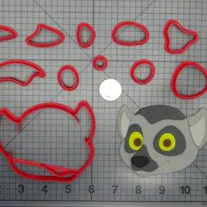 Lemur Head 266-D104 Cookie Cutter Set