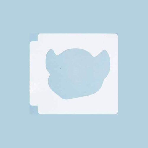 Lemur Head 783-C024 Stencil Silhouette
