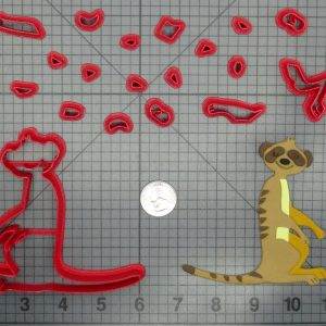 Meerkat Body 266-D069 Cookie Cutter Set