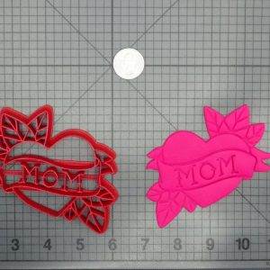 Mom Heart Tattoo 266-D051 Cookie Cutter