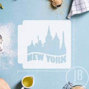 New York with Skyline 783-C120 Stencil
