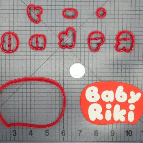 BabyRiki Logo 266-D251 Cookie Cutter Set