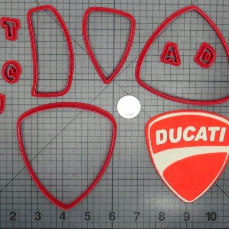 Ducati Logo 266-D218 Cookie Cutter Set