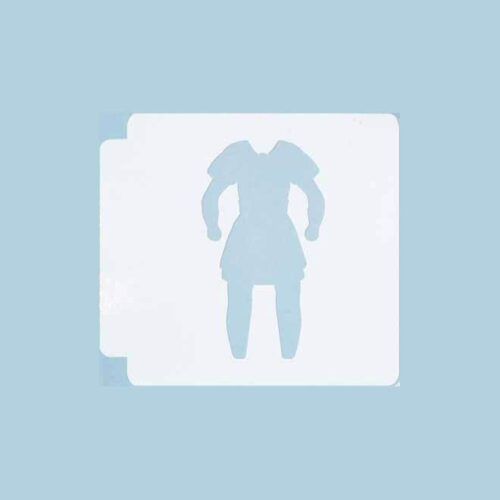 Samurai Armor 783-C003 Stencil Silhouette