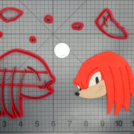 Sonic the Hedgehog - Knuckles Head 266-D151 Cookie Cutter Set