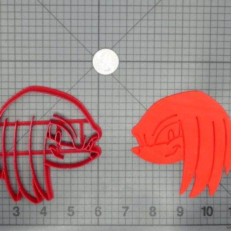 Sonic the Hedgehog - Knuckles Head 266-D163 Cookie Cutter