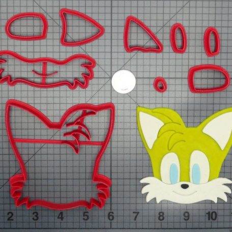 Sonic the Hedgehog - Tails Head 266-D152 Cookie Cutter Set