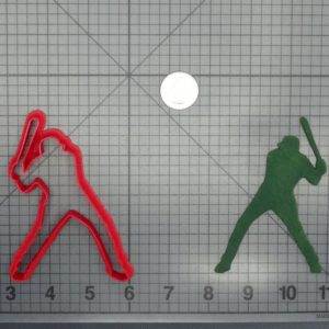 Baseball Batter Body 266-D377 Cookie Cutter Silhouette