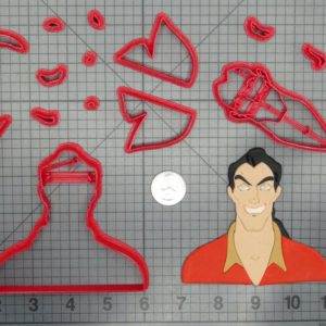 Beauty and the Beast - Gaston Head 266-D384 Cookie Cutter Set