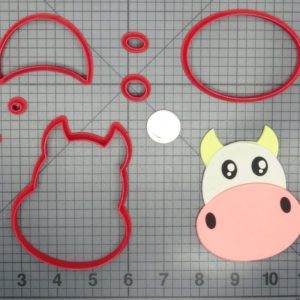 Cow Face 266-D261 Cookie Cutter Set