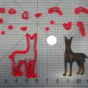 Dog - Doberman Body 266-D314 Cookie Cutter Set