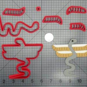 Egyptian Winged Serpent Chanuphis 266-D248 Cookie Cutter Set