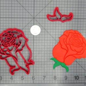Flower - Rose 266-D470 Cookie Cutter Set