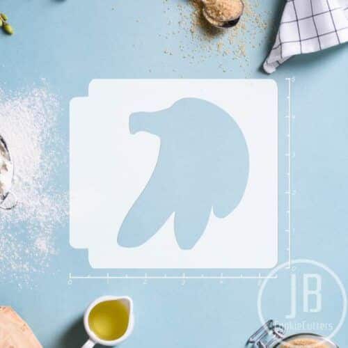 Fruit - Banana Bunch 783-C115 Stencil Silhouette