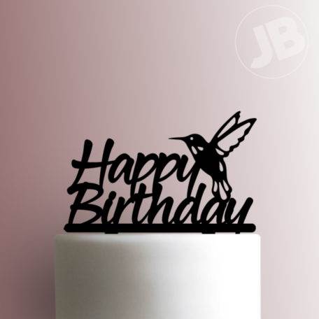 Happy Birthday Hummingbird 225-874 Cake Topper