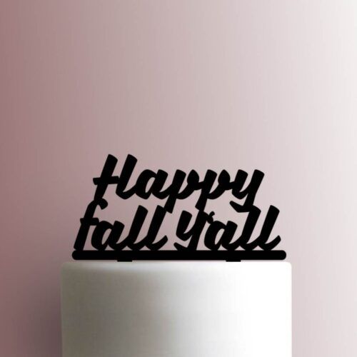 Happy Fall Y'all 225-915 Cake Topper