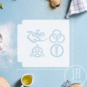 Led Zeppelin Zoso Symbols 783-C201 Stencil