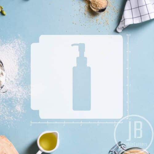 Lotion Bottle 783-C236 Stencil Silhouette