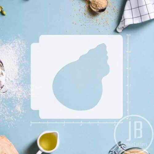 Seashell 783-C010 Stencil Silhouette