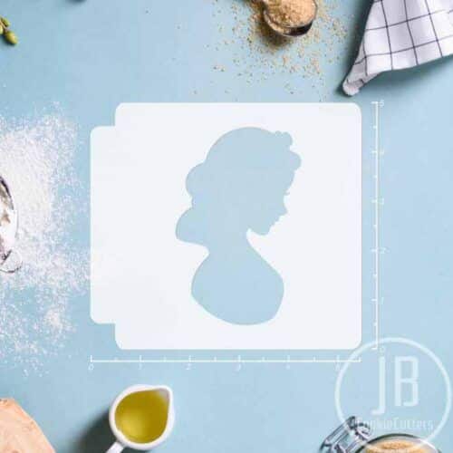 Snow White Head Profile 783-C045 Stencil Silhouette