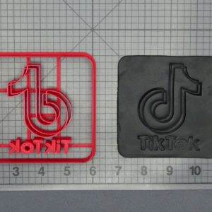 Tik Tok Logo 266-D557 Cookie Cutter